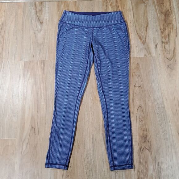 🔹️Prana Purple & Blue Maison Cropped Athletic Pants Small - Picture 3 of 8